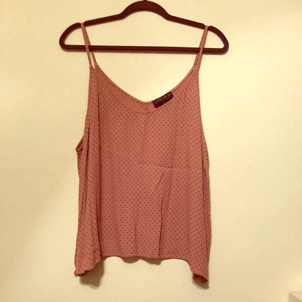 Spaghetti strap tank top